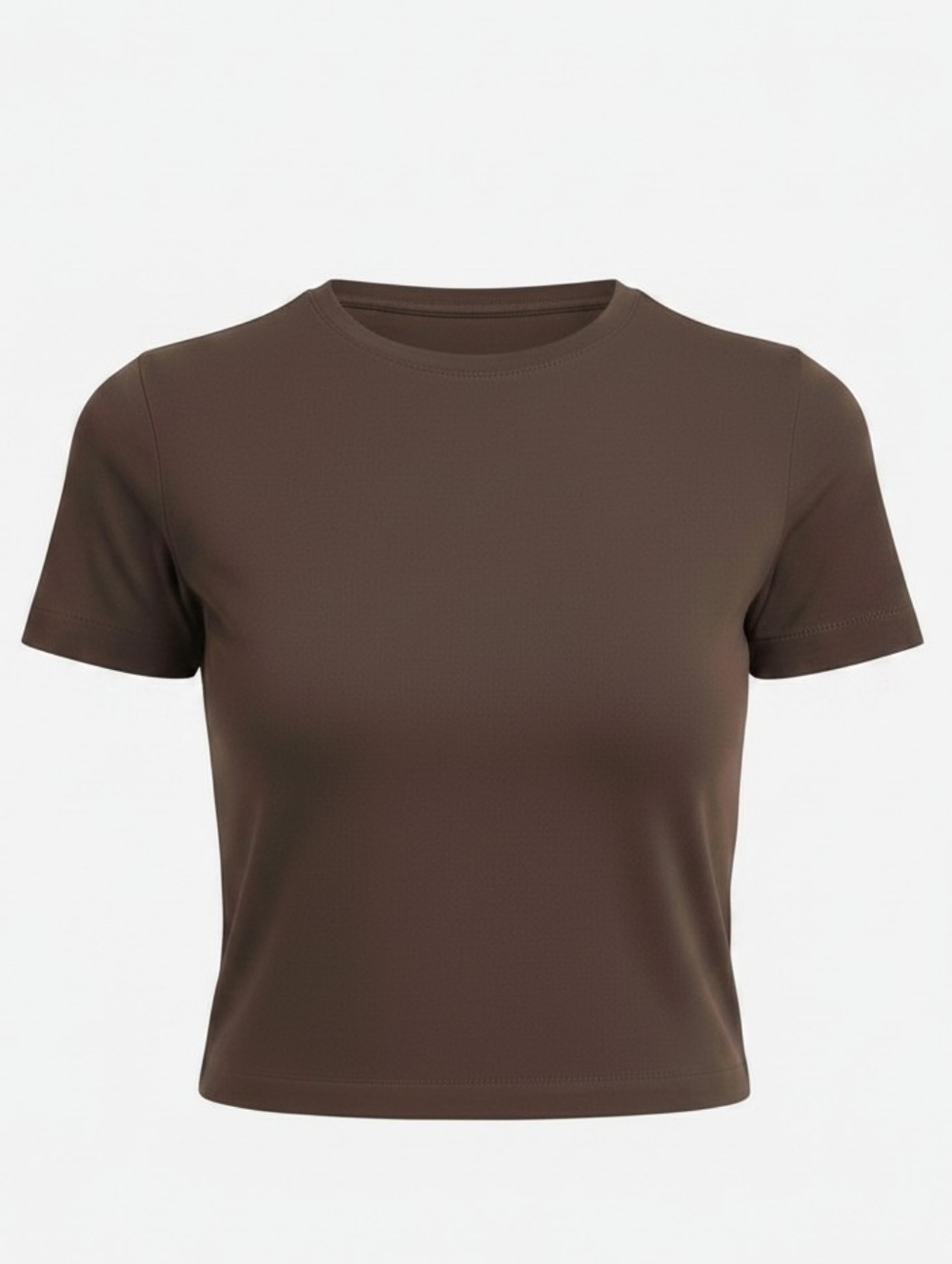 Skims SOFT SMOOTHING TSHIRT Top Shirt Cocoa Brown Medium NWT
